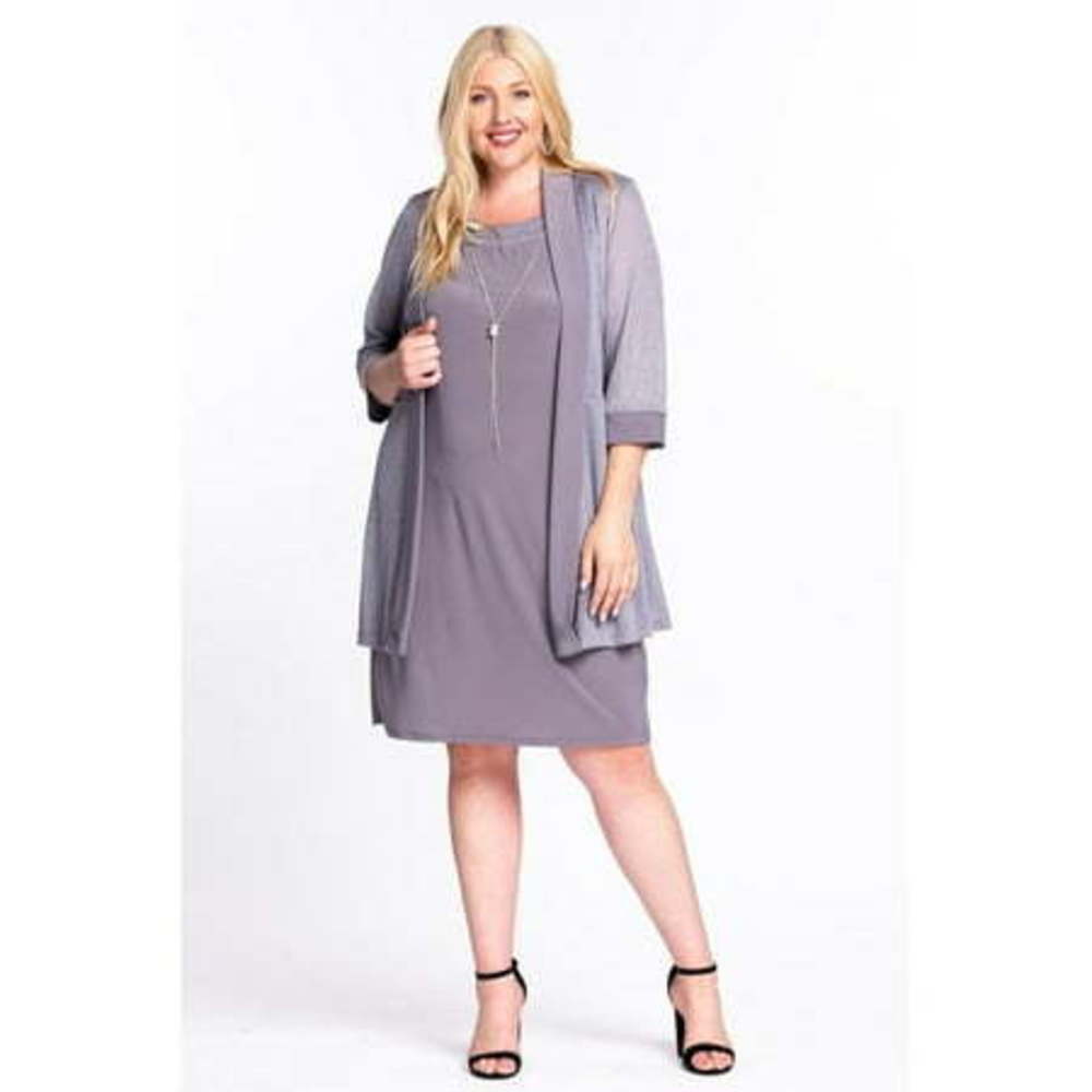 R&M Richards Open Front Jacket Dress | NWT | Sz 20W
